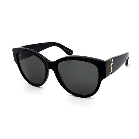 black sunglasses ysl|yves saint laurent sunglasses women's.